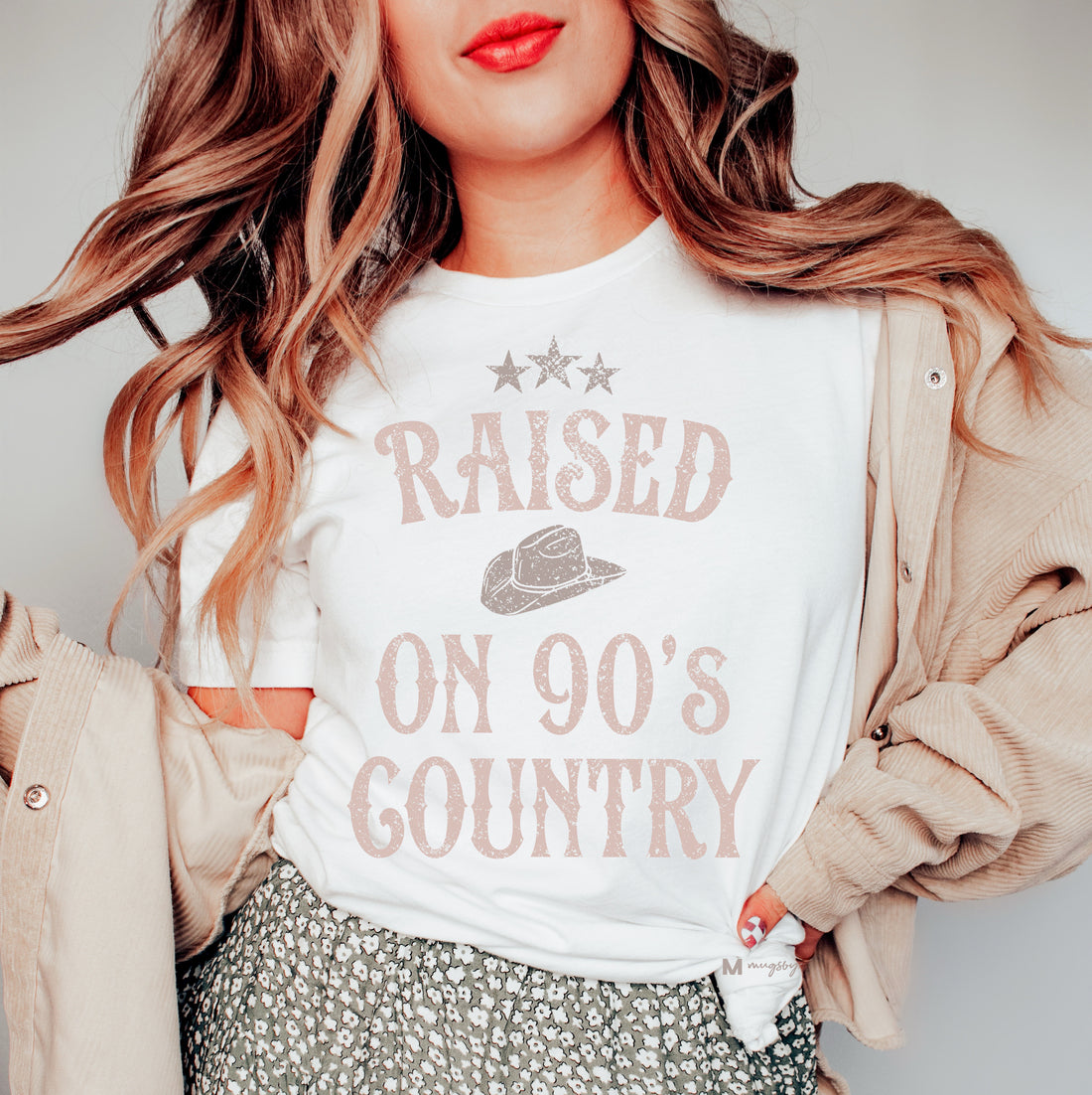 Raised on 90s Country Graphic Shirt – Funny Coffee Mug