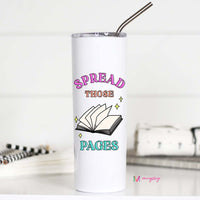 Spread Those Pages Tall Travel Cup