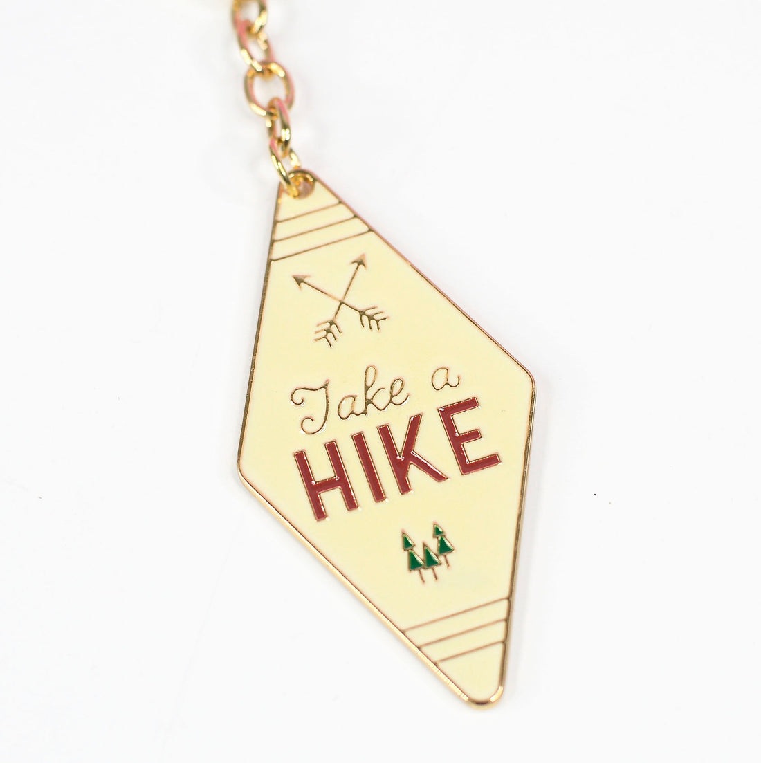 Take a Hike - Funny Camping gift keychain |