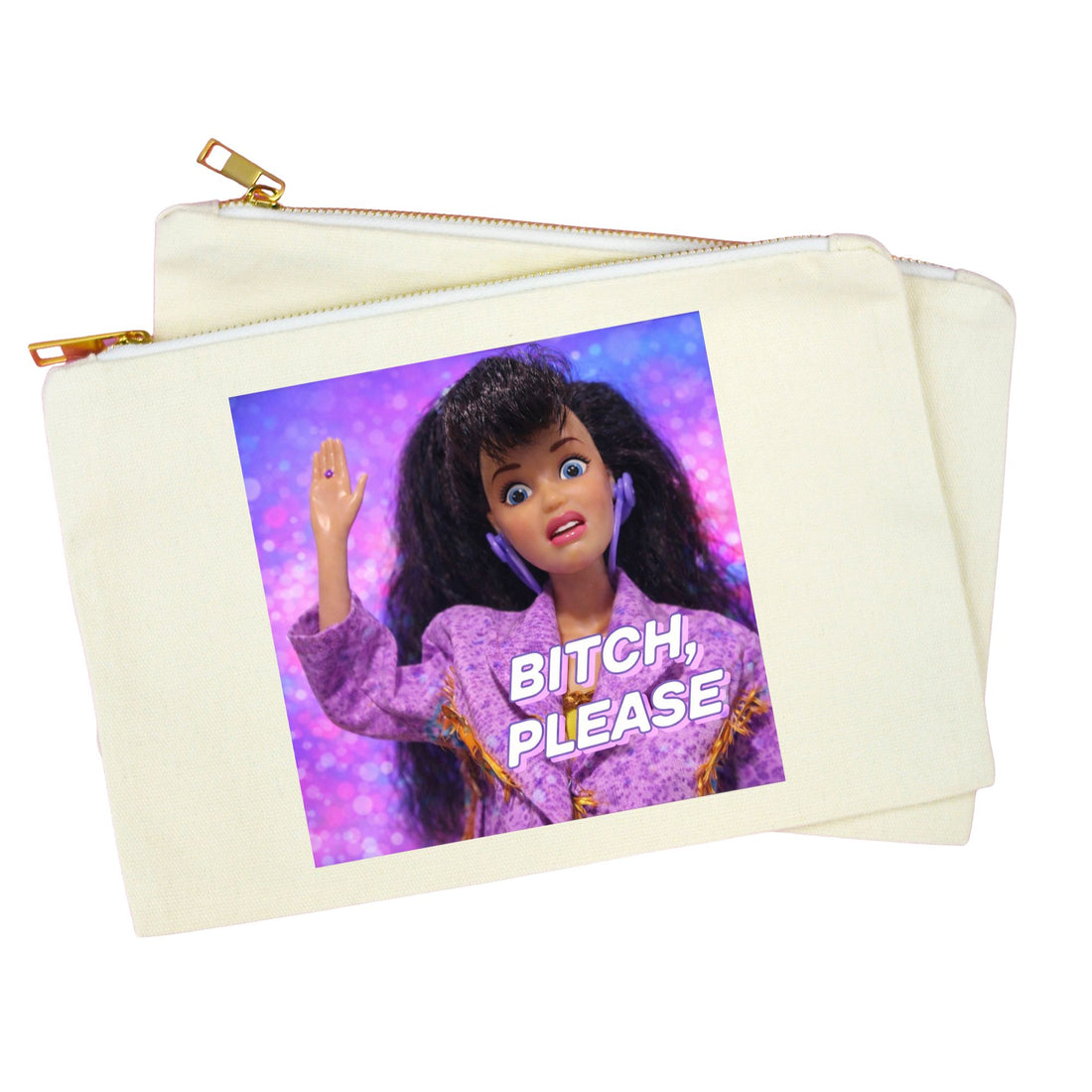 Funny Doll Makeup Bag | Bitch, Please Cosmetic Pouch