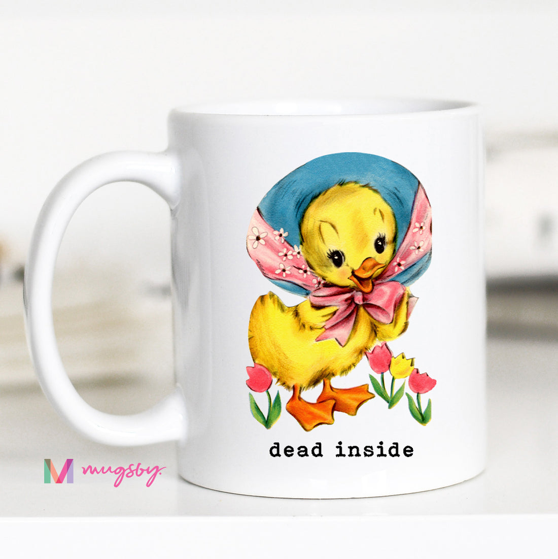 Funny Duck Coffee Mug | Dead Inside