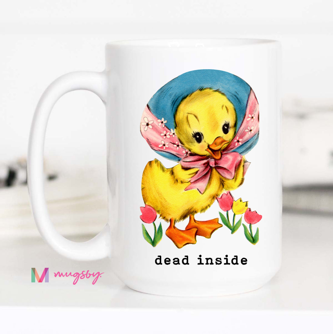 Funny Duck Coffee Mug | Dead Inside