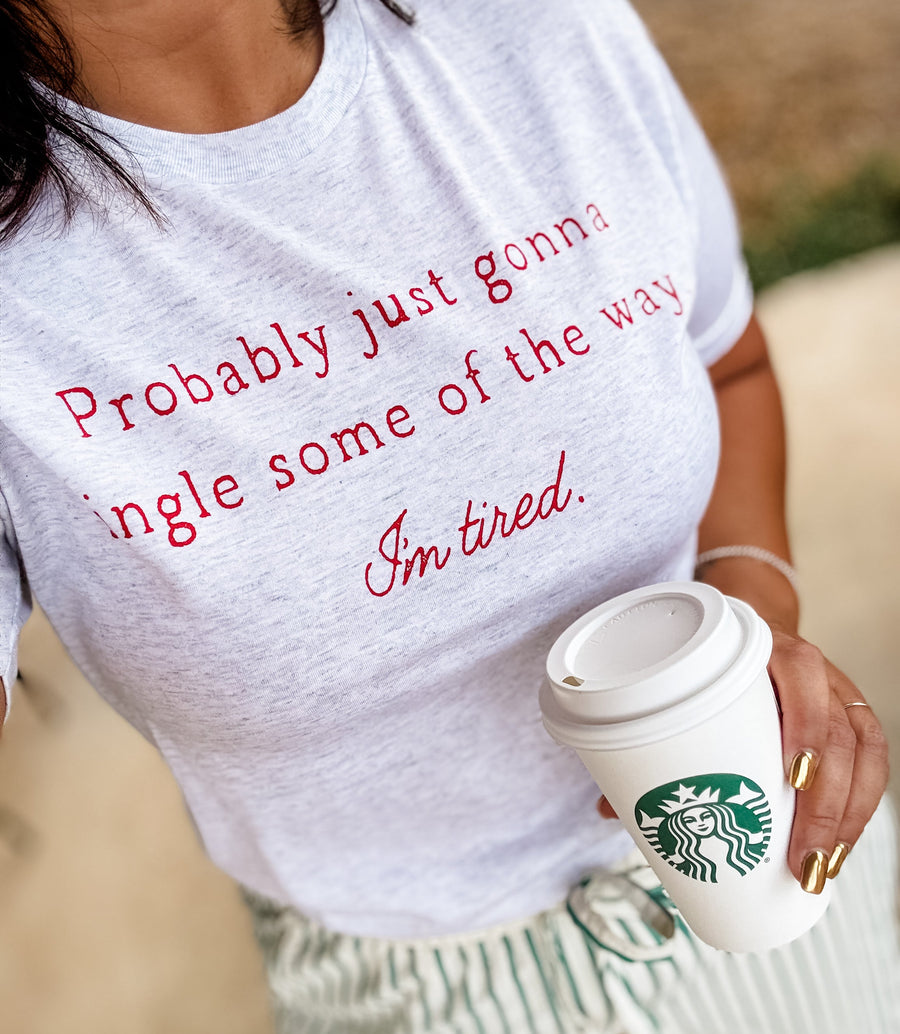 Jingle Some of the Way Shirt (Heather White)