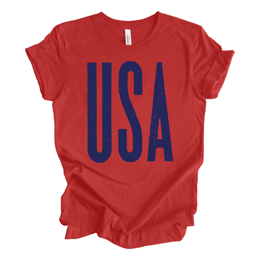 Red USA Tee