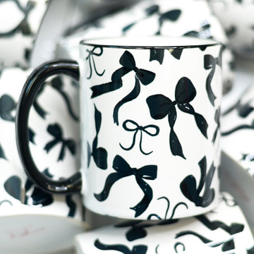 black bows full wrap 11 oz mug