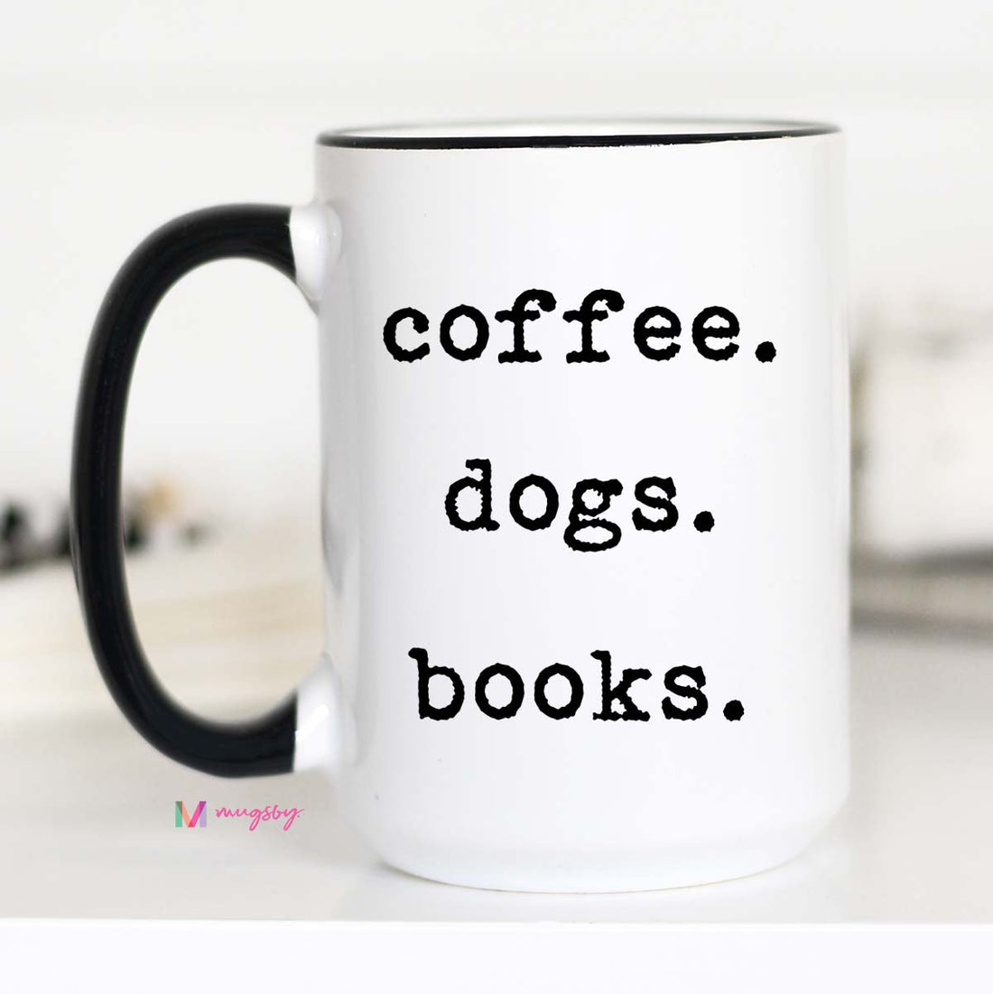 Coffee Dogs Books Coffee Mug