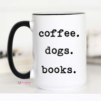 Coffee Dogs Books Coffee Mug
