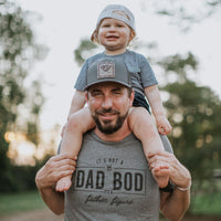 It's Not a Dad Bod It's a Father Figure Shirt (Deep Grey heather Crew)