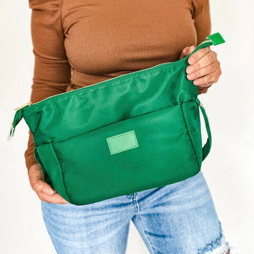 Green Cosmetic Bum Bags