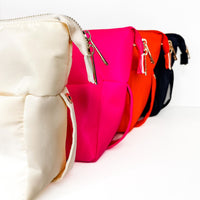 Bright Orange Cosmetic Bum Bag