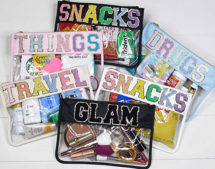 Chenille Patch Bags