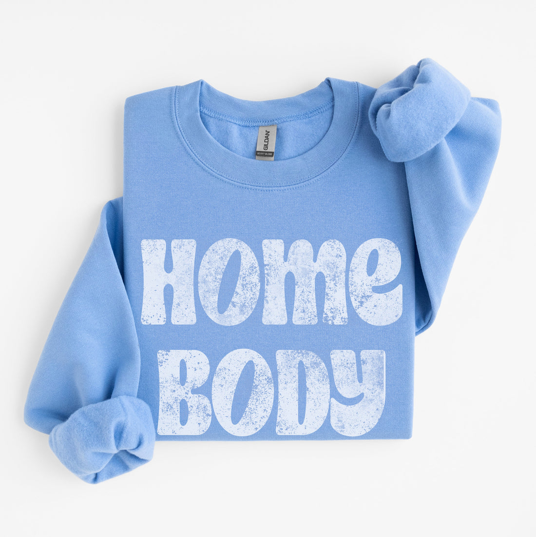Light blue sweatshirt with &