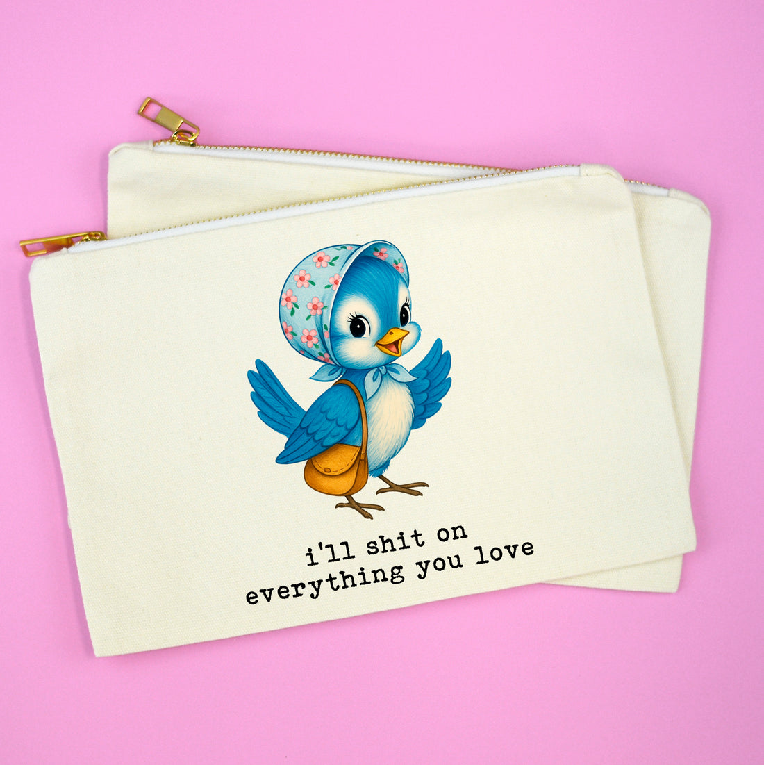Funny Bird Makeup Bag | I&