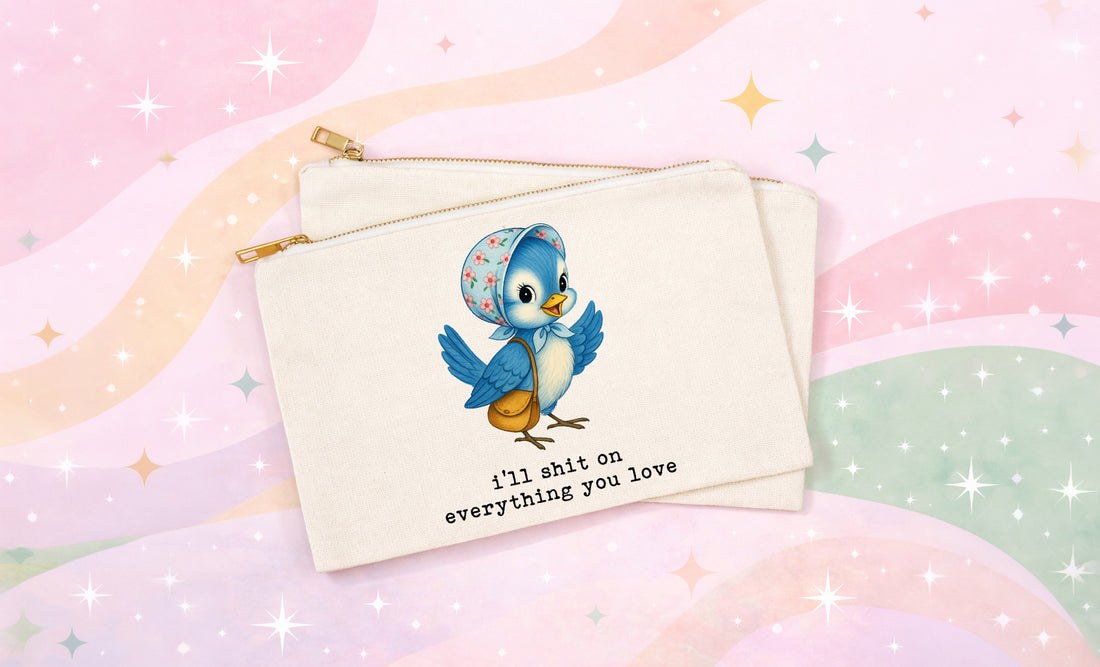 Funny Bird Makeup Bag | I&