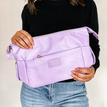 Lavender Cosmetic Bum Bags