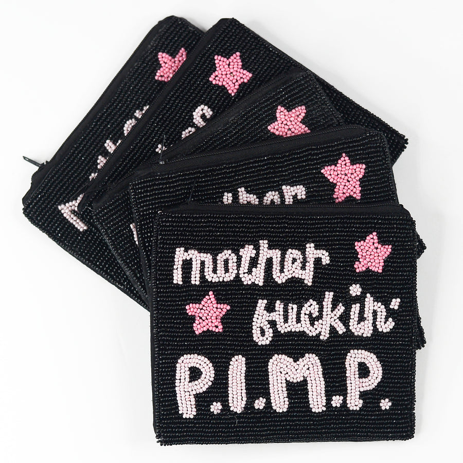 Mother F*ckin' PIMP Funny Seed Bead Bag