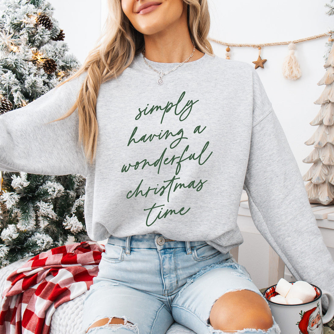 Simply Having a Wonderful Christmas Time Sweatshirt