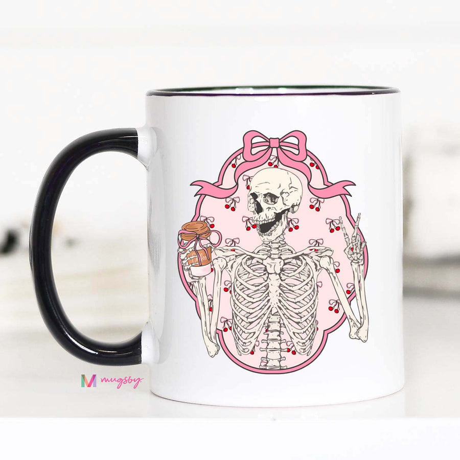 Skeleton Coquette Mug