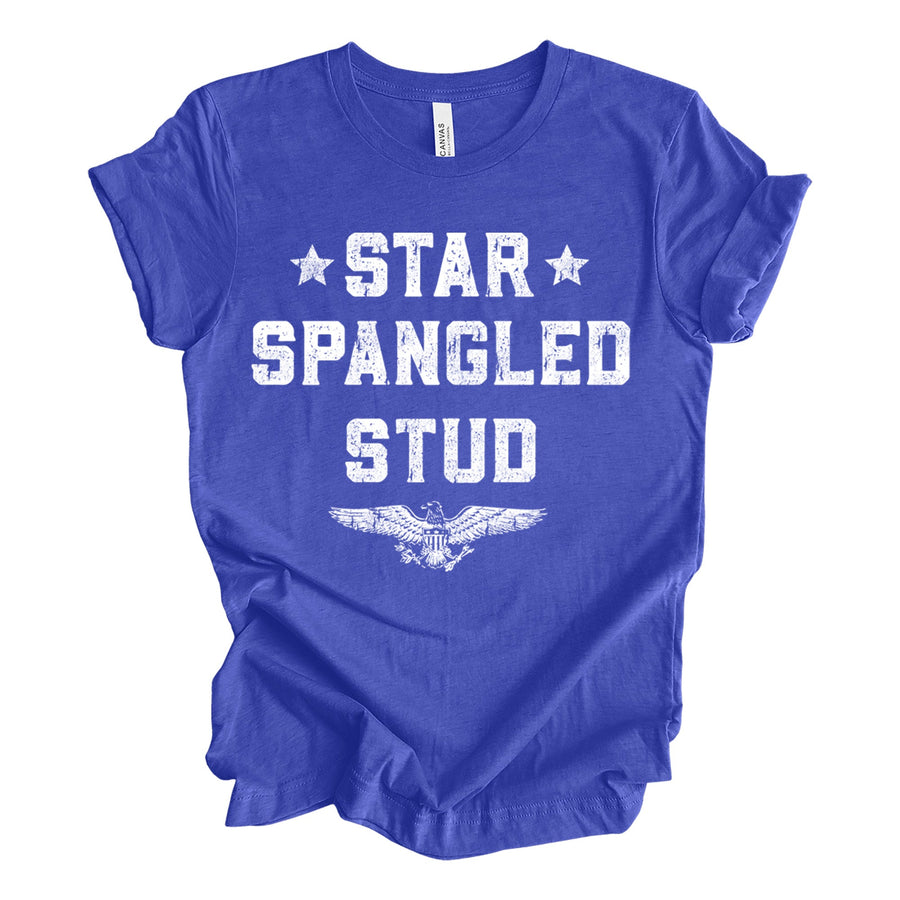 Star Spangled Stud Royal Blue Tee