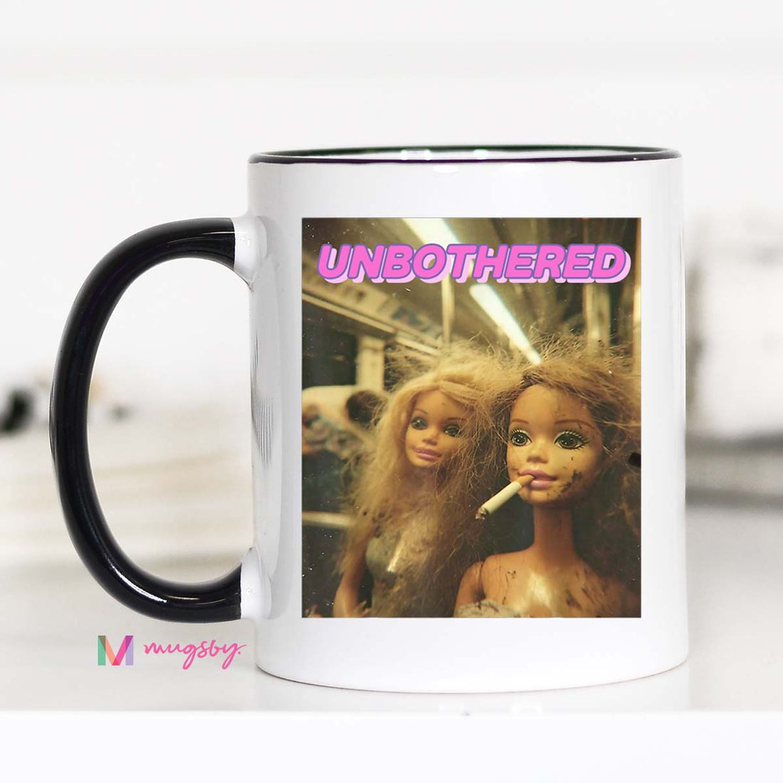 Unbothered Funny Coffee Mug Meme Mug Retro Doll Mug Funny Gift
