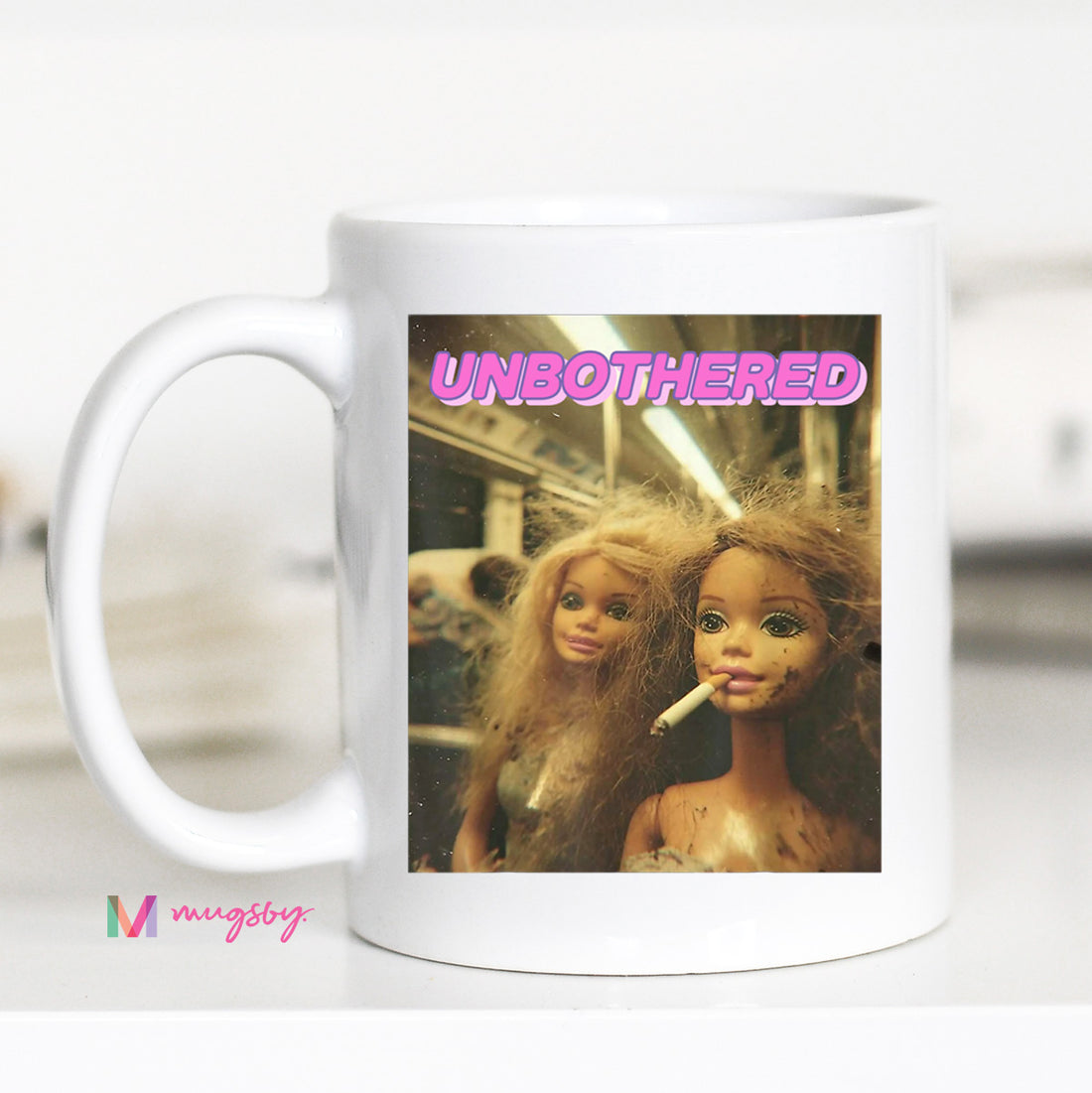 Unbothered Funny Coffee Mug Meme Mug Retro Doll Mug Funny Gift
