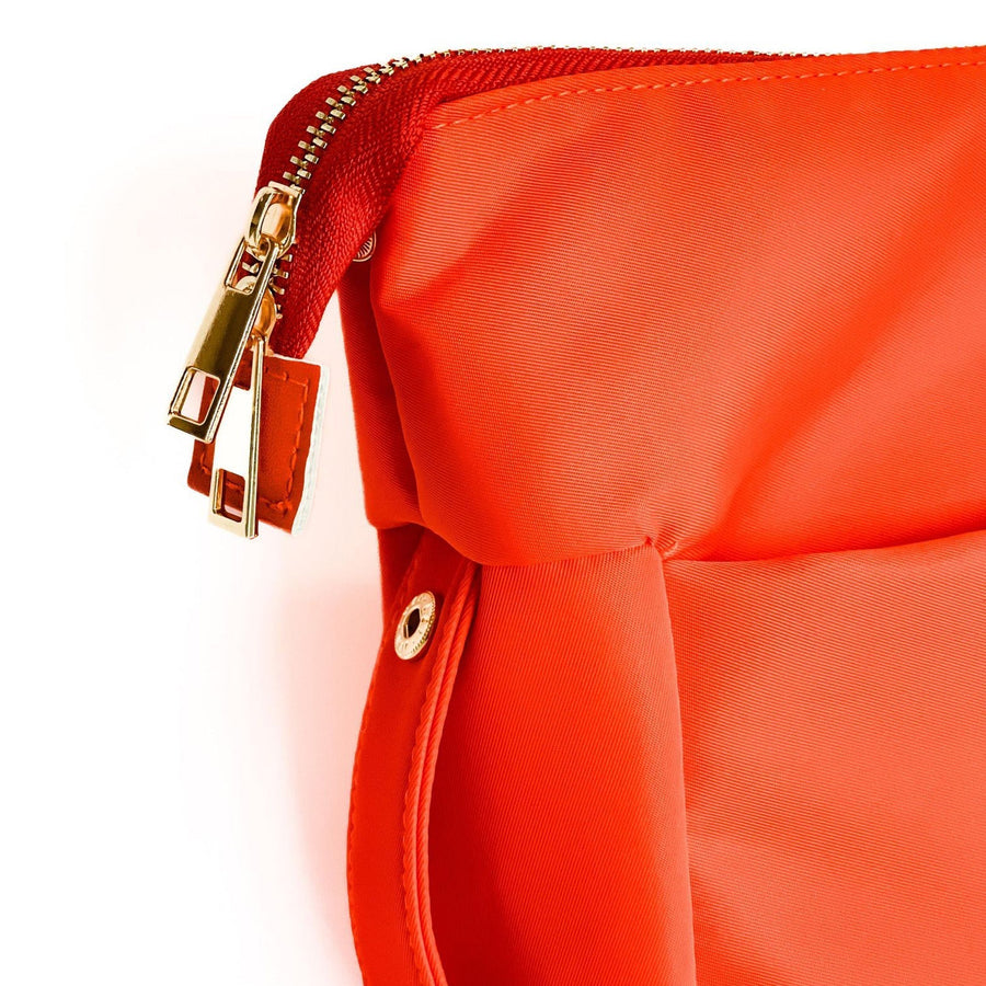 Bright Orange Cosmetic Bum Bag