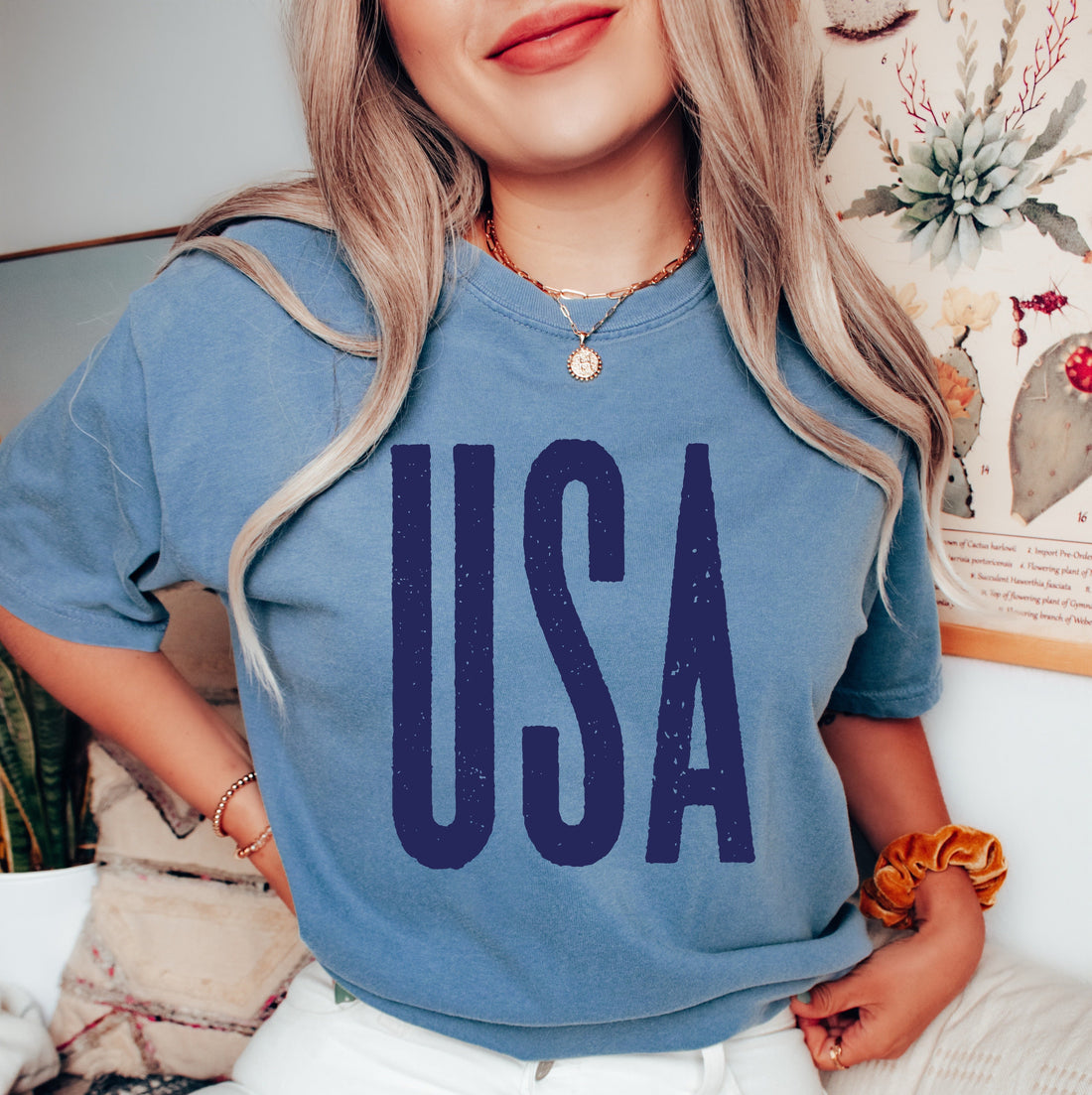 USA Blue Tee