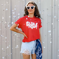 We The People Like to Party Shirt (Red Crew)