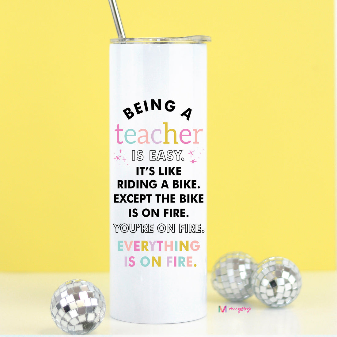 Funny teacher cup