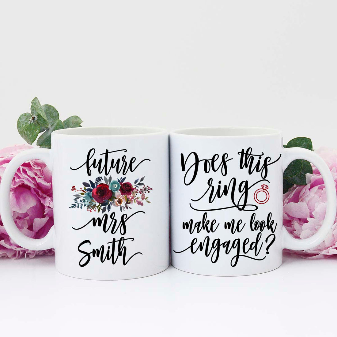engaged mug