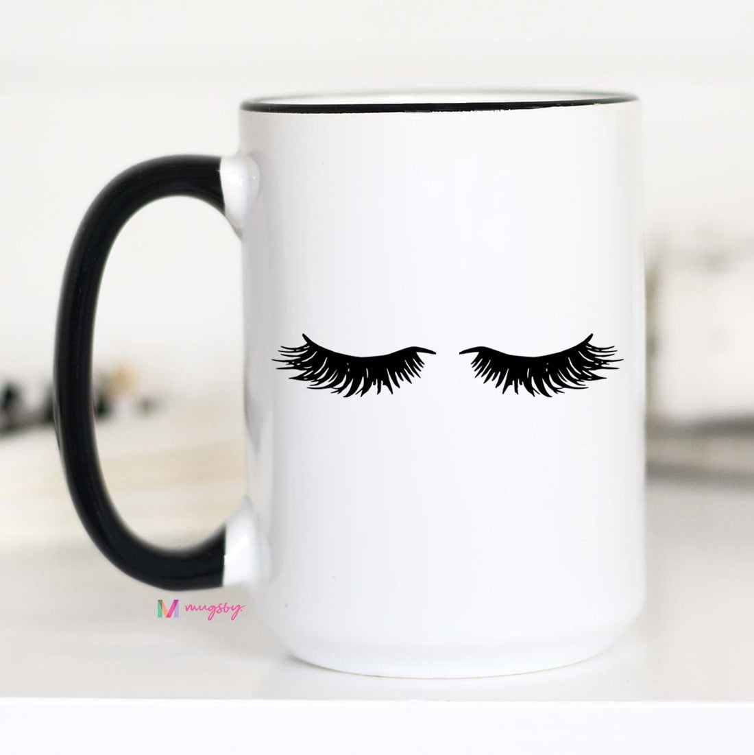 eyelash mug