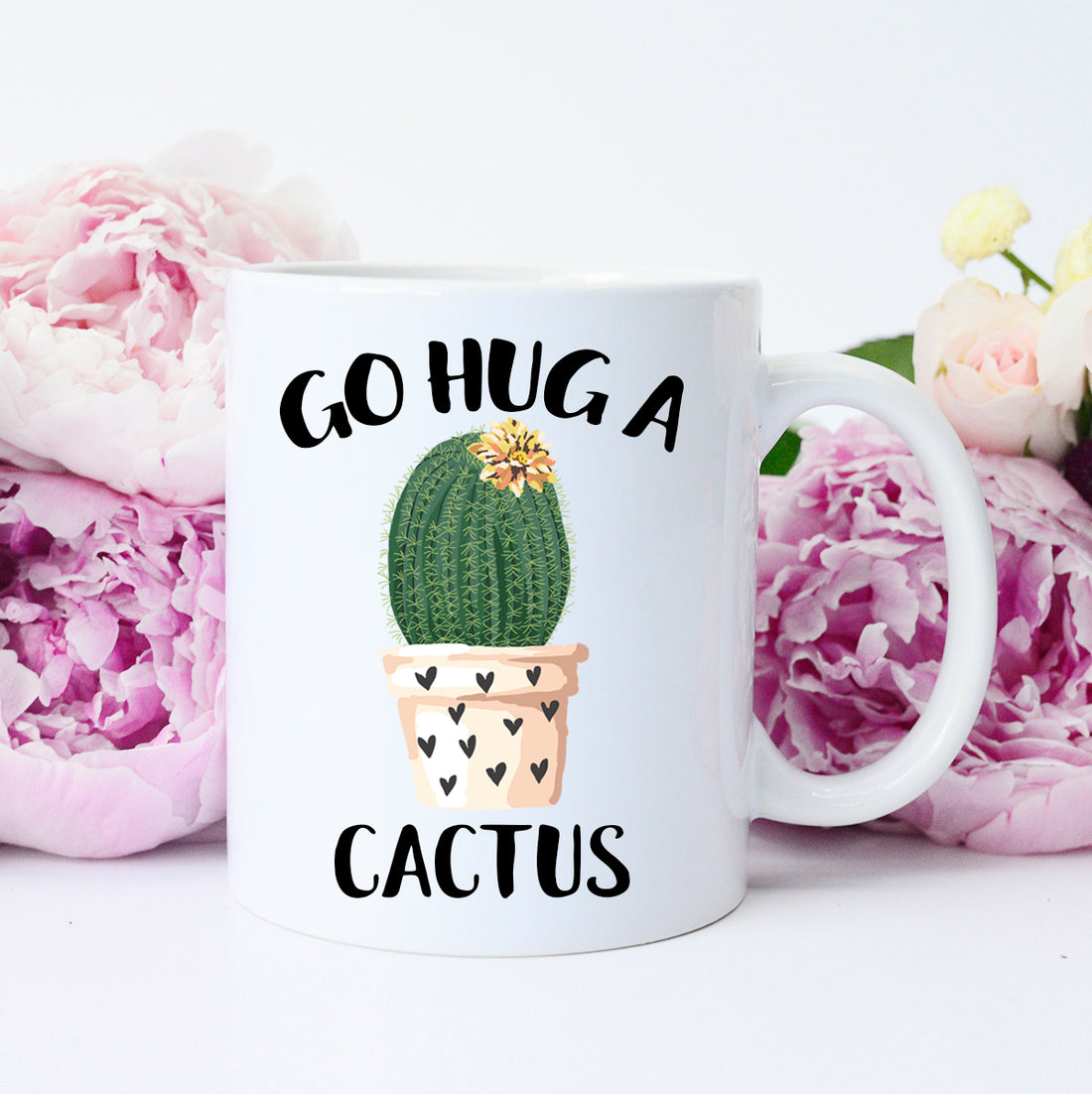 funny cactus mug