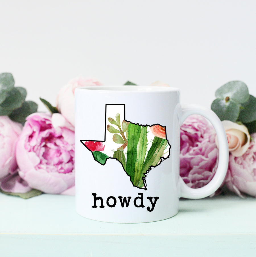 texas howdy mug