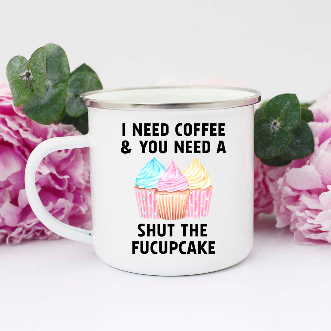 funny cupcake mug