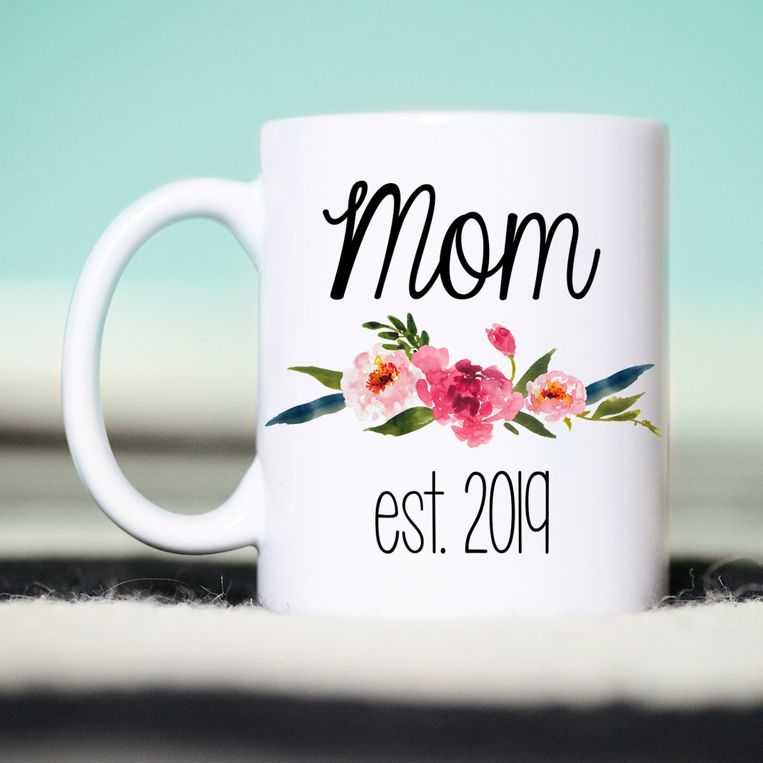 Personalized New Mom Mug, Custom New Mom Gift, Promoted To Human Mom Mug,  Baby Shower Gifts, Baby Announcement Gift For New Mom, Mom Gifts