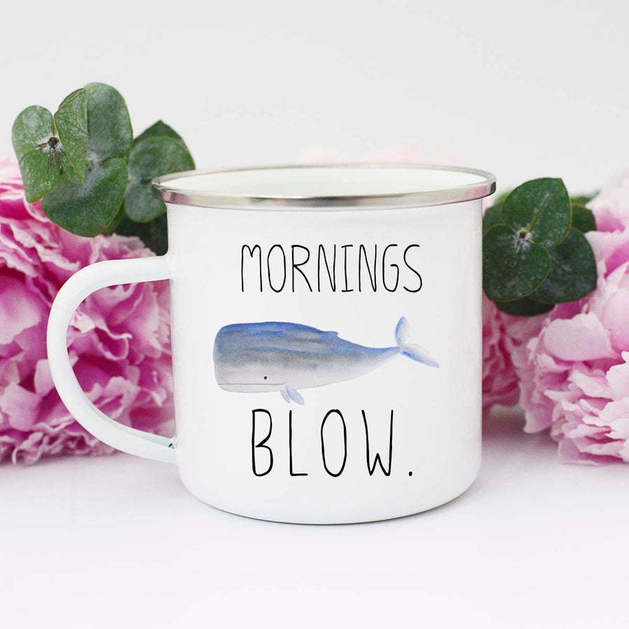 mornings blow mug