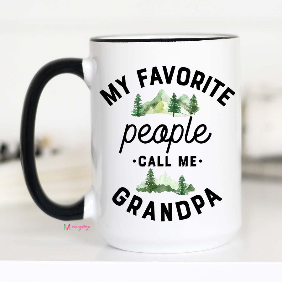 Grandpa Mug, My Favorite People Call Me Grandpa, CM – Mugsby