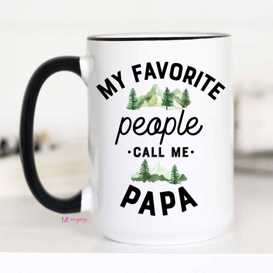 Papa Gifts, Papa Mug, My Favorite People Call me Papa, CM – Mugsby