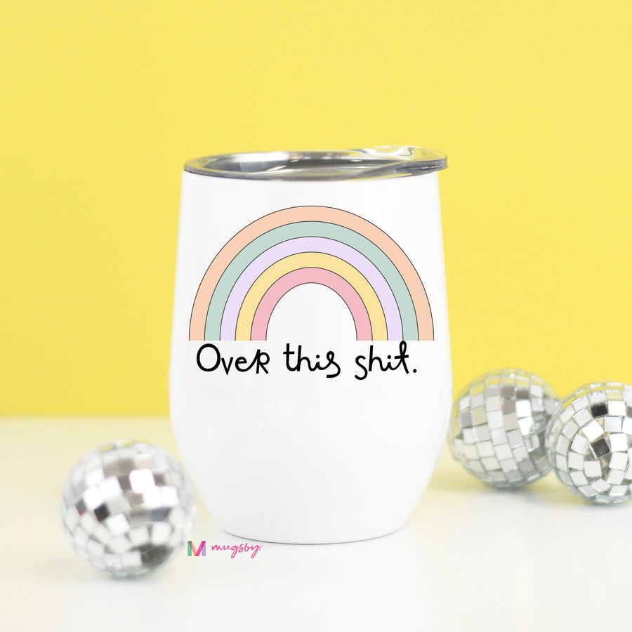colorful wine cup