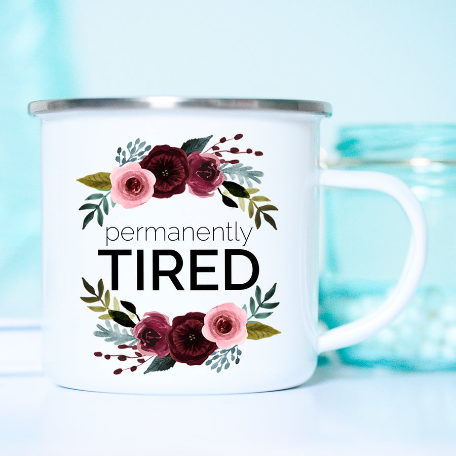 funny tired mama mug