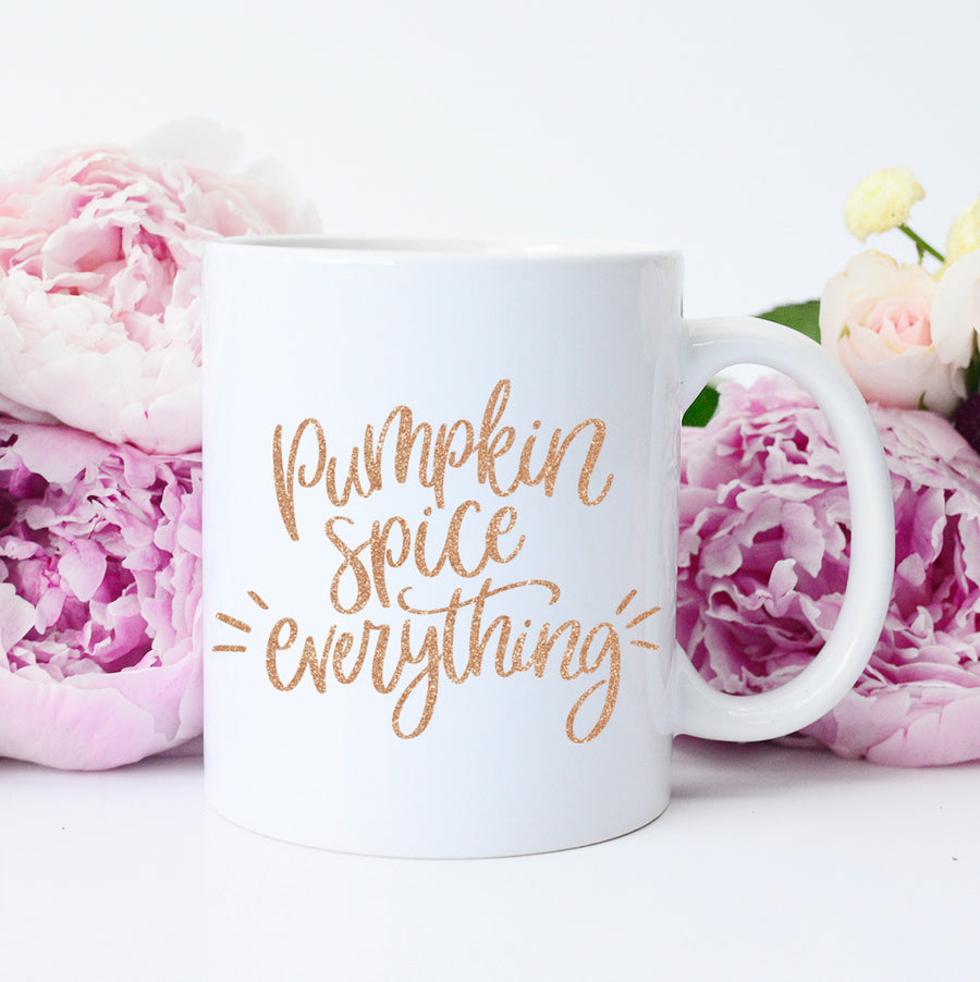 pumpkin spice everything mug