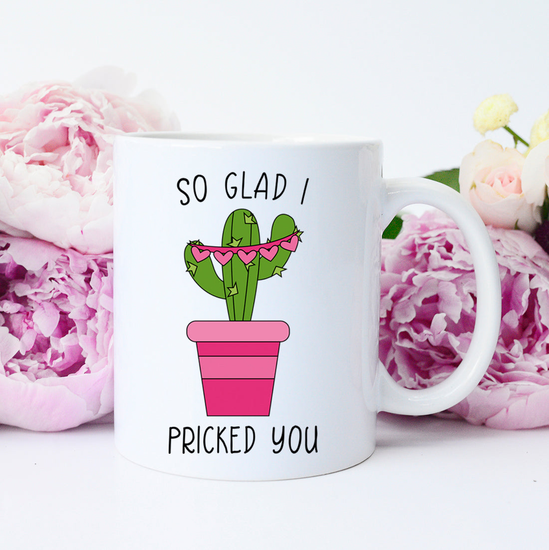 So Glad I Pricked You Cactus Mug, Valentine&
