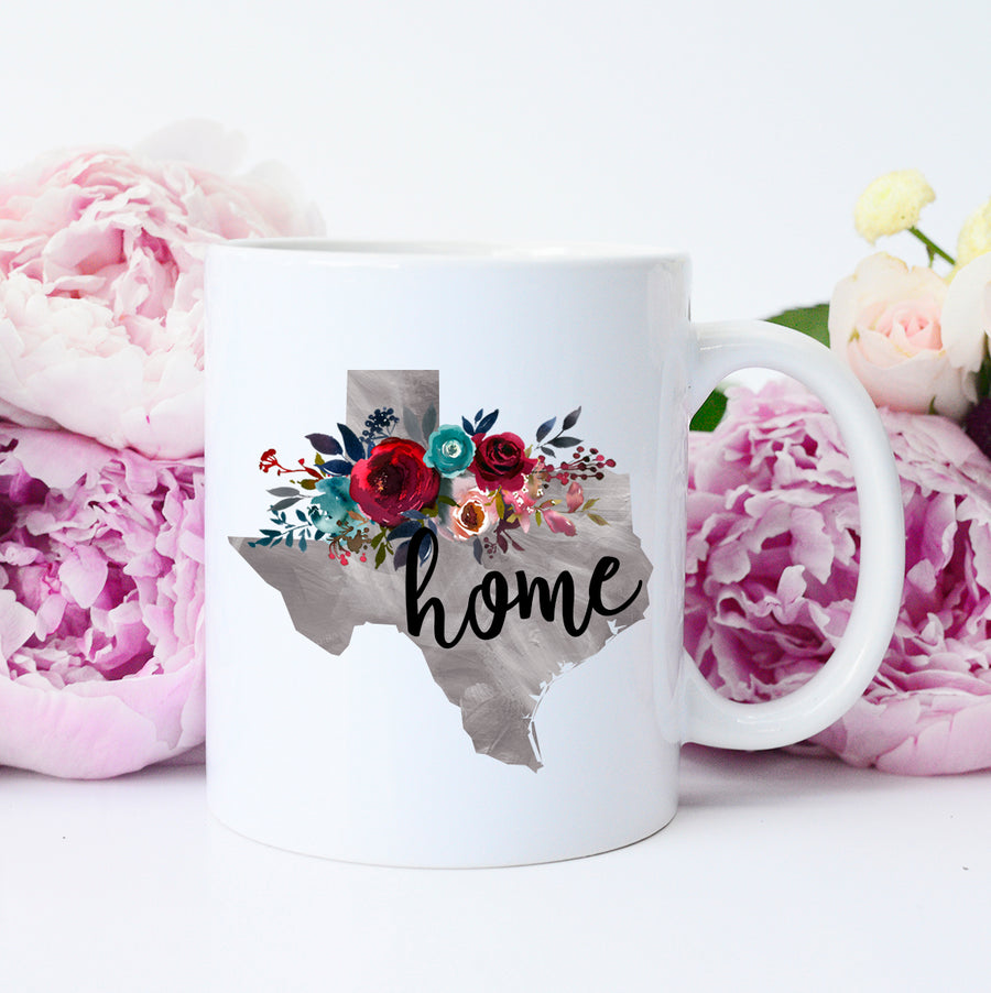 Texas Home Grey Mug