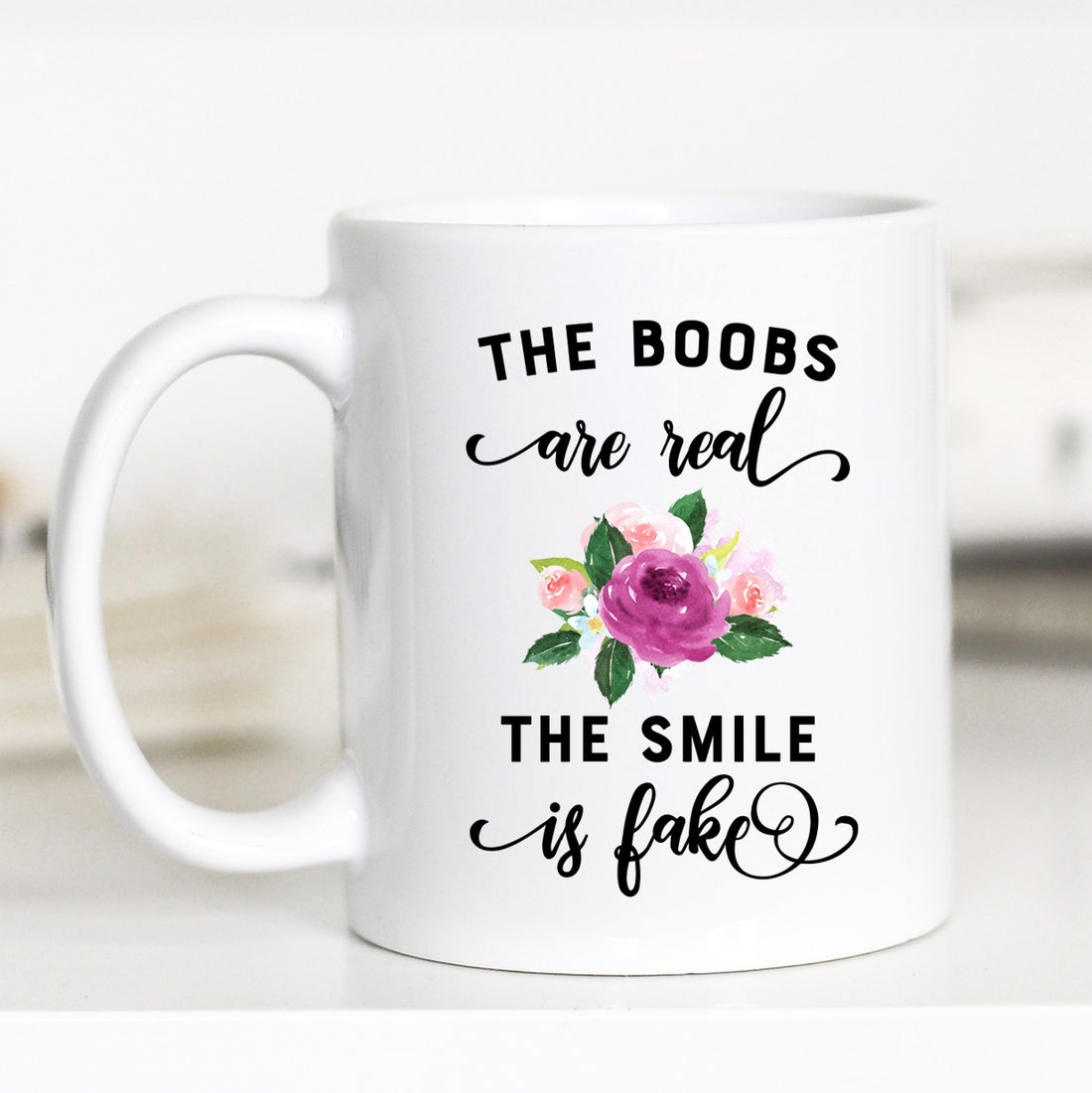 the boobs are real the smile is fake