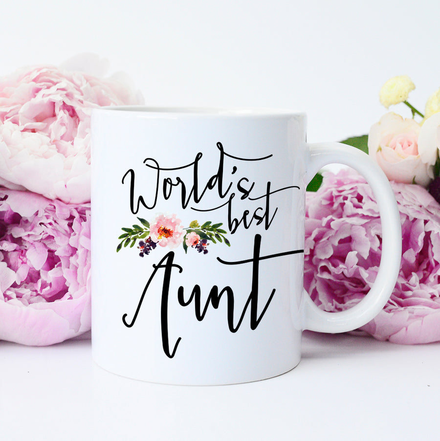 worlds best aunt mug