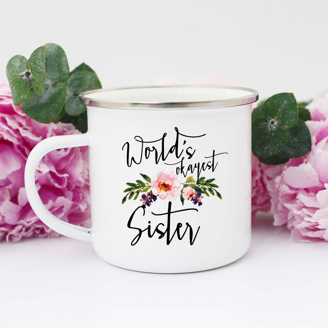 worlds okayest sister gift