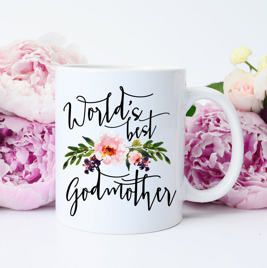 worlds best godmother mug
