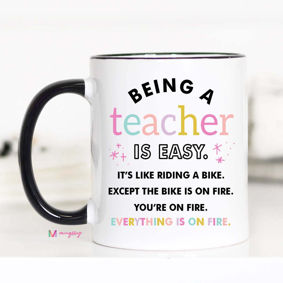 funny teacher mug