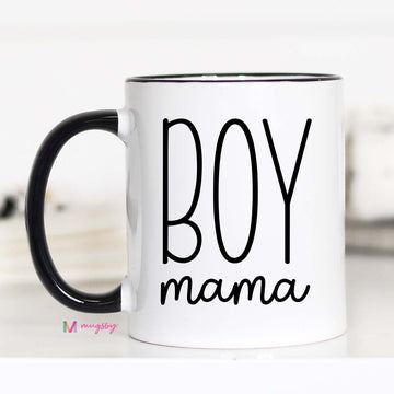 Boy Mama Modern Mother's Day Mug