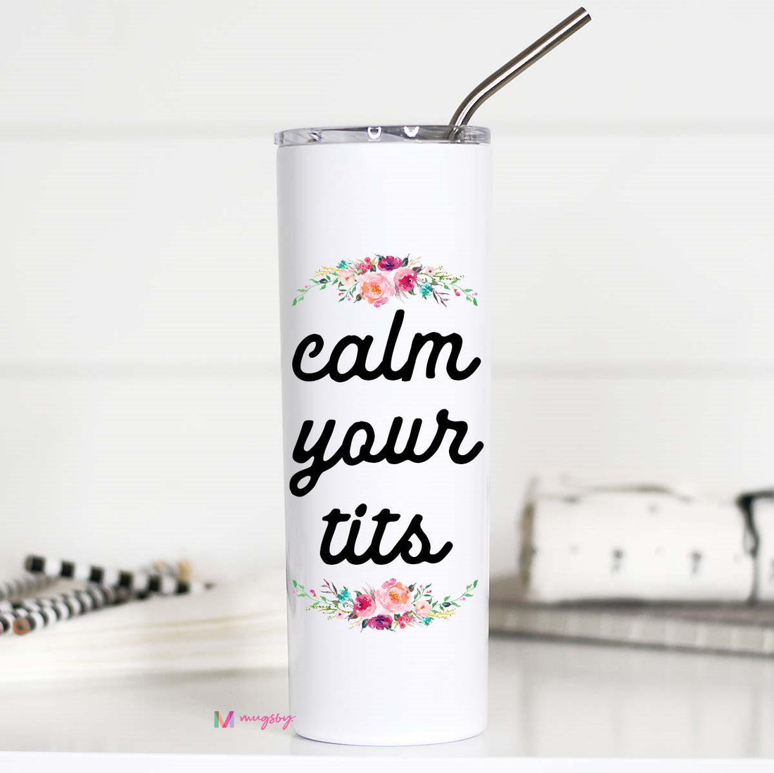 Calm Your Tits Tall Travel Cup